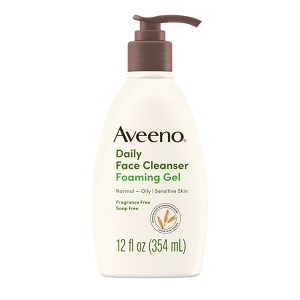 Aveeno Daily Moisture Oily Skin Cleanser - 12 fl oz - 1 of 4