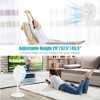 Costway 16'' Oscillating Pedestal Fan 3-Speed Adjustable Height w/ Remote Control - 3 of 4