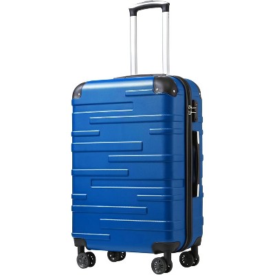 Paaaawaters Luggage Suitcase Carry-on Hardside Travel Luggage TSA Lock Spinner Telescopic Handle