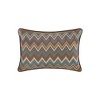 6Pcs Reversible Quilted coverlet Set with Striped and Zigzag Decorative Pillows - 3 of 4