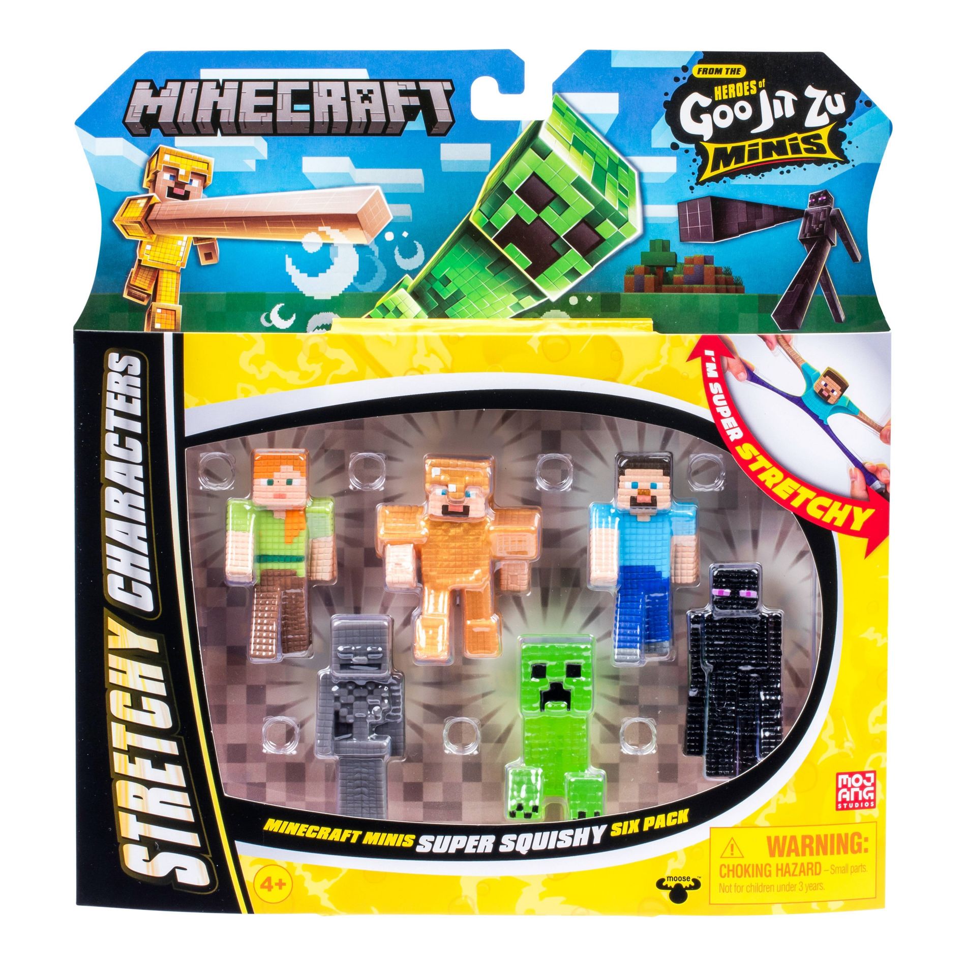 Goo Jit Zu Minecraft Mini Figure 6-pack