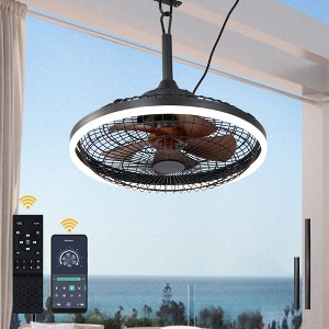 Bella Depot 20" Outdoor Waterproof Ceiling Fan with LED Light - 1 of 4