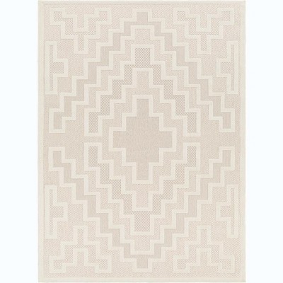 Mark & Day Capel 7'10"x10' Rectangle Woven Indoor and Outdoor Area Rugs Beige