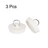 Unique Bargains Rubber Durable Hanging Ring Kitchen Drain Stopper 3 Pcs - 3 of 4