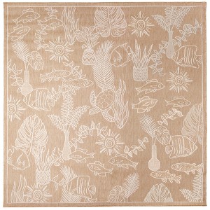 Liora Manne Carmel  Indoor/Outdoor Rug  Sand.. - 1 of 4