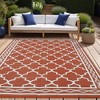 Outdoor Rug Carpet Waterproof, 8'x10' Reversible Patio Rug, Plastic Straw Area Rug Mat, Outside Deck Area Carpet, Large Floor Mat for Backyard - 4 of 4