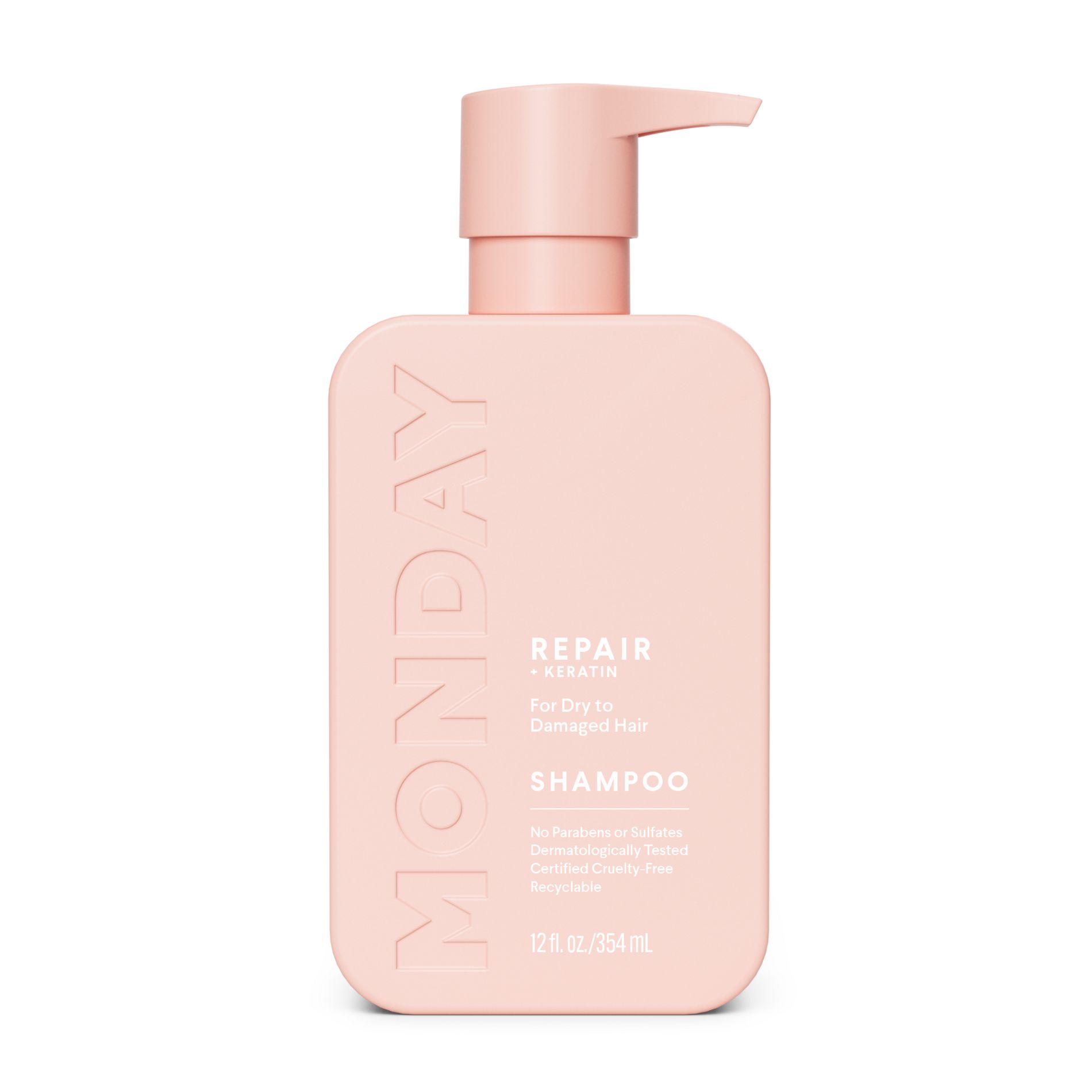 MONDAY Haircare REPAIR Shampoo - 12 fl oz: For All Hair Types, Liquid Form, Hair Cleansing, Damage Repair