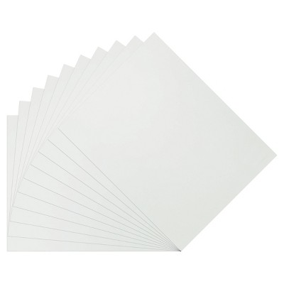 10pk 28" x 22" Poster Board White - up & up™