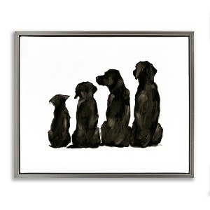 Stupell Industries Family Pet Silhouette Design, 31" x 25" - 1 of 4