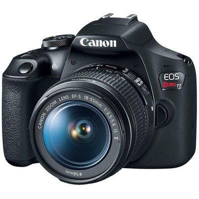 Canon EOS Rebel T7 Digital SLR Camera + 18-55mm f/3.5-5.6 IS II Kit