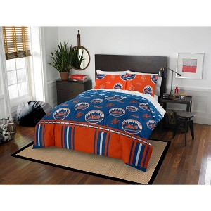 MLB New York Mets Rotary Bed Set - 1 of 3