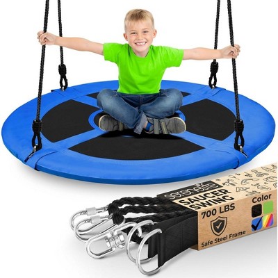 Segawe 40-inch Flying Saucer Swing – Waterproof, 800LB Capacity, Adjustable Rope, 3 Colors
