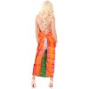 LA LEELA Women's Beachwear Summer Bikini Wraps Beach Wrap Sarong Coverups Skirt Swimsuit Swimwear Swim Cover Up for Women One Size Green,Tie Dye - 3 of 4