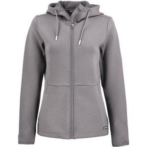 Cutter & Buck Roam Epic Comfort Recycled Womens Full Zip Hooded Jacket - 1 of 2