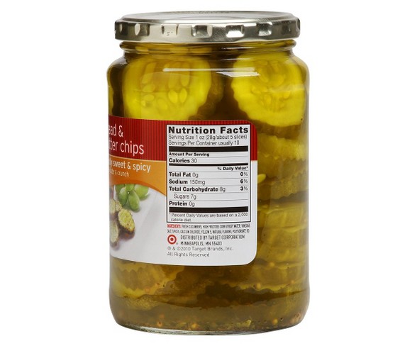 Bread Butter Pickle Chips 24oz Market Pantry 153 Buy Online In Belize At Belize Desertcart Com Productid