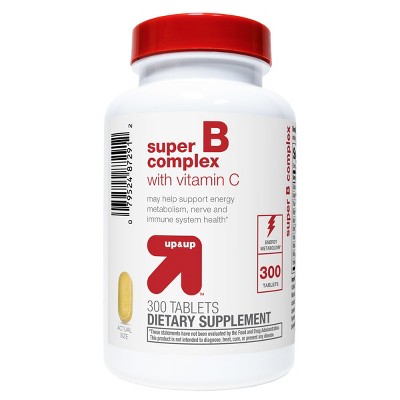 B-complex With Vitamin C Dietary Supplement Tablets - 300ct - Up & Up ...