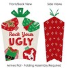 Big Dot of Happiness Ugly Sweater - Table Decorations - Holiday and Christmas Party Fold and Flare Centerpieces - 10 Count - 2 of 4