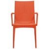 LeisureMod Mace Modern Dining Arm Chair for Indoor and Outdoor Home - 3 of 4