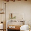 LED Bathroom Mirror, Dimmable Lighted Vanity Mirror, Front and Backlit, 3 Colors, Memory, Anti-Fog Shatter-Proof Light Up Wall Mirror - 2 of 4