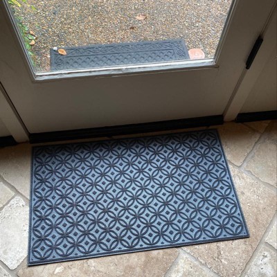 Dot Impressions Door Mat Rebrilliant Mat Size: Rectangle 1'6 x 2'6, Color: Charcaol