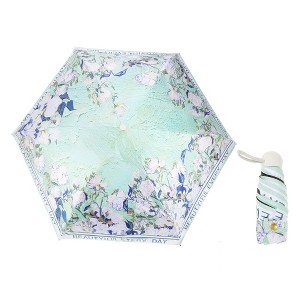 Unique Bargains Compact Umbrella Windproof Folding Lightweight for Travel - 1 of 4