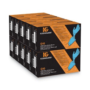 KleenGuard G10 2PRO Nitrile Gloves, Blue, Large, 100/Box - 1 of 4