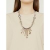Michelle Marie Boutique's Gemstone and Crystal Bead Paddle Necklace - 2 of 4