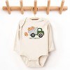 The Juniper Shop SmileyWorld Dump Truck Pumpkins Long Sleeve Bodysuit - 2 of 4