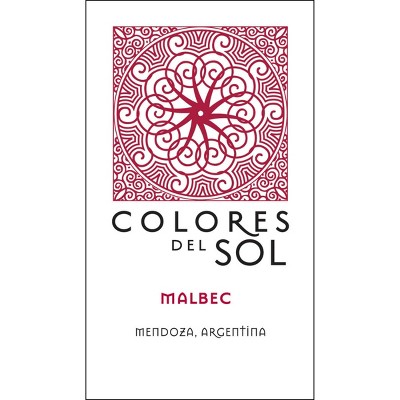 Colores Del Sol Malbec Red Wine - 750ml Bottle