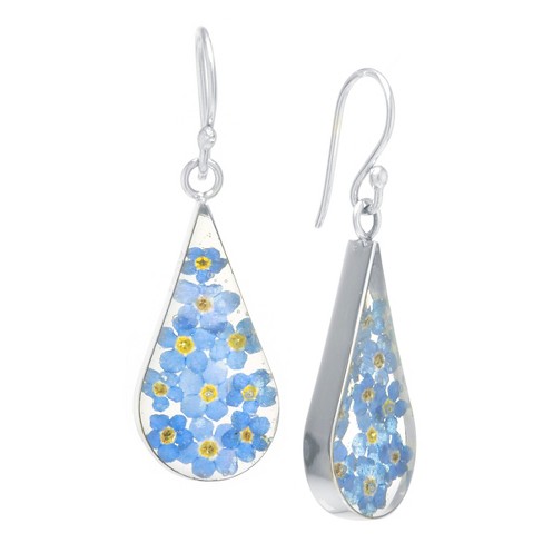 Blue earrings target sale