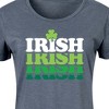 Women's - Instant Message - Irish Retro Repeat Graphic T-shirt Dress - 2 of 4