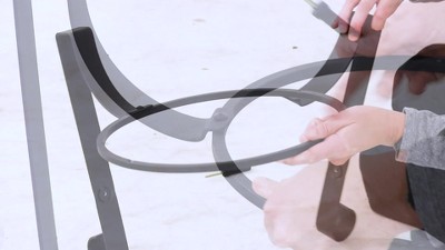 Bronze Cauldron 29-Inch Wood-Burning Fire Pit with Spark Screen