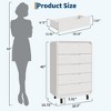 Dresser for Bedroom with 5 Drawers for Bedroom, Nursery, Living Room, Hallway - 2 of 4