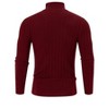 Mens Turtleneck Sweaters Long Sleeve Slim Fit Ribbed Knit Thermal Pullover Sweater - 3 of 4
