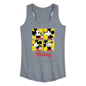 Women's - Disney - Mickey Grid Graphic Racerback Tank - 1 of 4