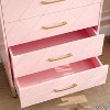 Dresser for Bedroom with 3 Drawer, Chest Storage Drawers for Closet,Modern Dressers Chest of Drawers with Metal Handles - 3 of 4