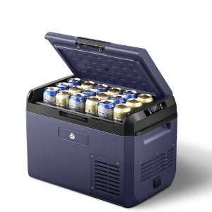 26QT Portable Car Fridge with LCD Display, IPX4 Waterproof mini Fridge, Car Refrigerator with ECO/MAX Dual Cooling Modes - 1 of 4