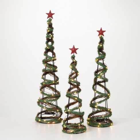 7.5h, 10h And 12h Sullivans Mini Christmas Tree - Set Of 3, Christmas  Decor, Green : Target