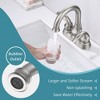 LOVMOR Bathroom Faucet 2-Handle Brushed Gold with 360 Degree Rotating Spout - 2 of 4