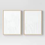 (Set of 2) 12" x 16" Rainbow Arches Framed Embellished Canvas Set - Threshold™