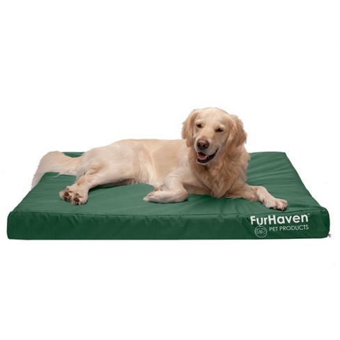 Furhaven Water-Resistant Cooling Gel Dog Bed for Large Dogs w/ Removable  Quilt Top & Washable Cover, For Dogs Up to 125 lbs - Indoor/Outdoor Quilt  Top