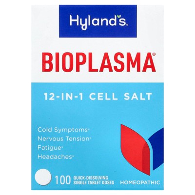 Hyland's Naturals Bioplasma®, 12-In-1 Cell Salt, 100 Quick-Dissolving Single Tablet Doses