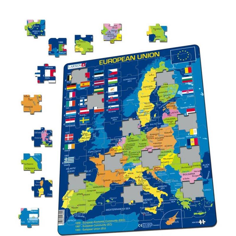 Larsen European Union Kids&#39; Jigsaw Puzzle - 70pc, 3 of 6