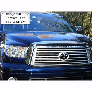QAA part SG27145 is a 1 piece Stainless Steel Front Grille Accent Trim, Upper Insert that is compatible with Tundra 2007-2009 - 1 of 3