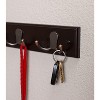 BirdRock Home Dual Hook Coat and Hat Rack - 6 Dual Hooks - 2 of 4