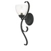 Livex Lighting Brookside 1 - Light Wall Light in  Black - 3 of 4