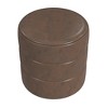 Round Upholstered Ottoman - HomePop - 4 of 4
