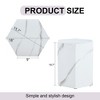 PAGED Coffee Table with Sturdy Pedestal,Modern Hexagon Tea Table,Center Table for Livng Room - 3 of 4