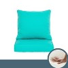 ARTPLAN Indoor/Outdoor All Weather Chair Cushions Set Deep Seat Back Pillows Outdoor Cushions for Patio Furniture - 3 of 4