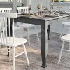 Emma and Oliver Wooden Dining Table with Turned Wooden Legs - 4 of 4